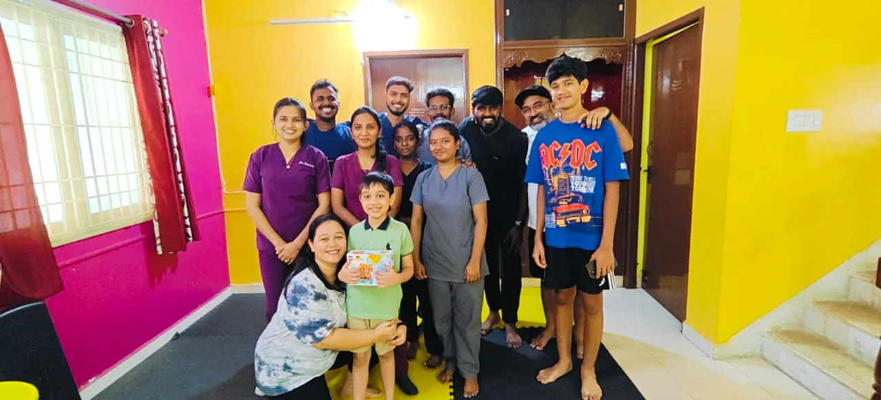 DARC Ashok Nagar clinic team with family