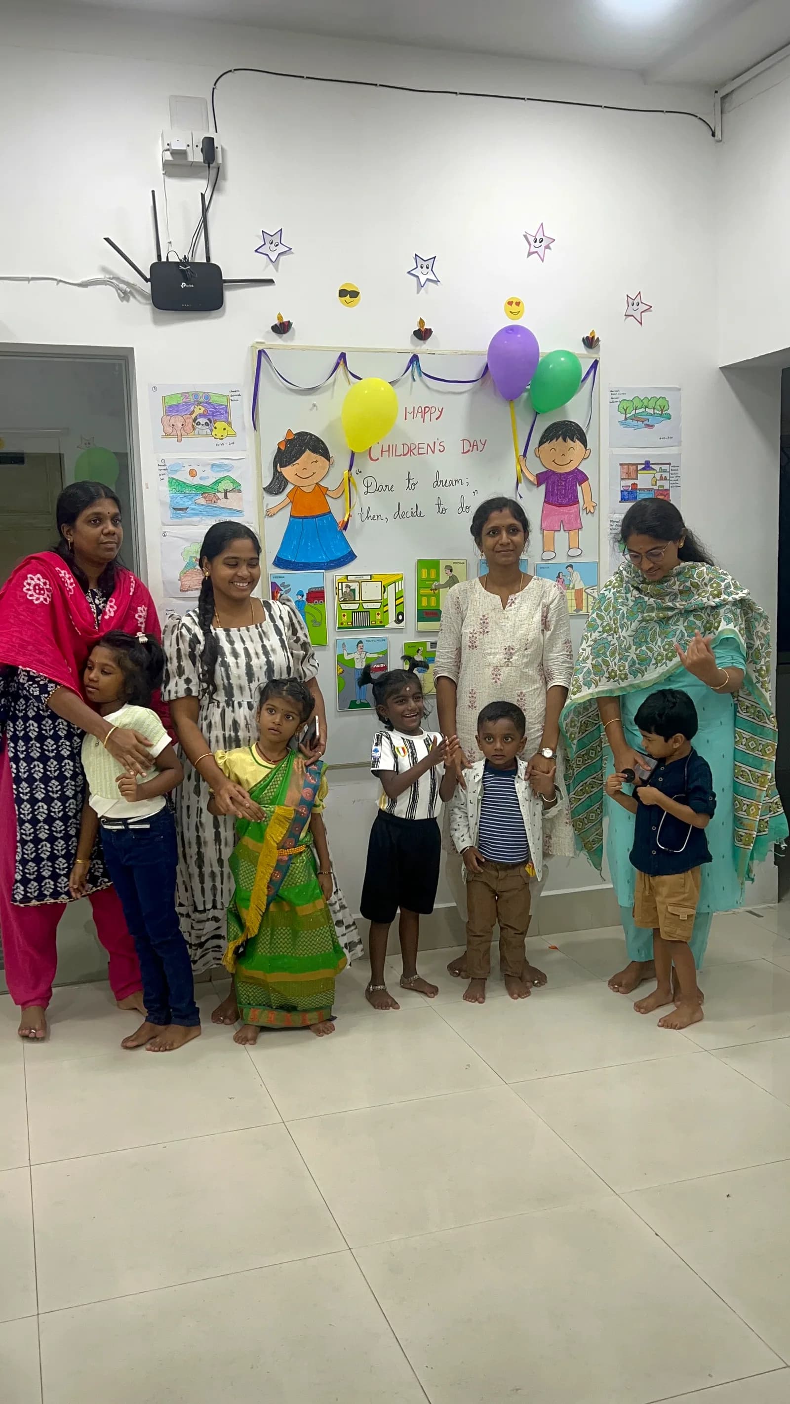Families attending DARC child development services in Chennai