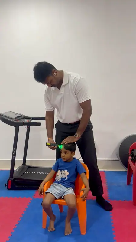 Supervised photobiomodulation setting at DARC Chennai
